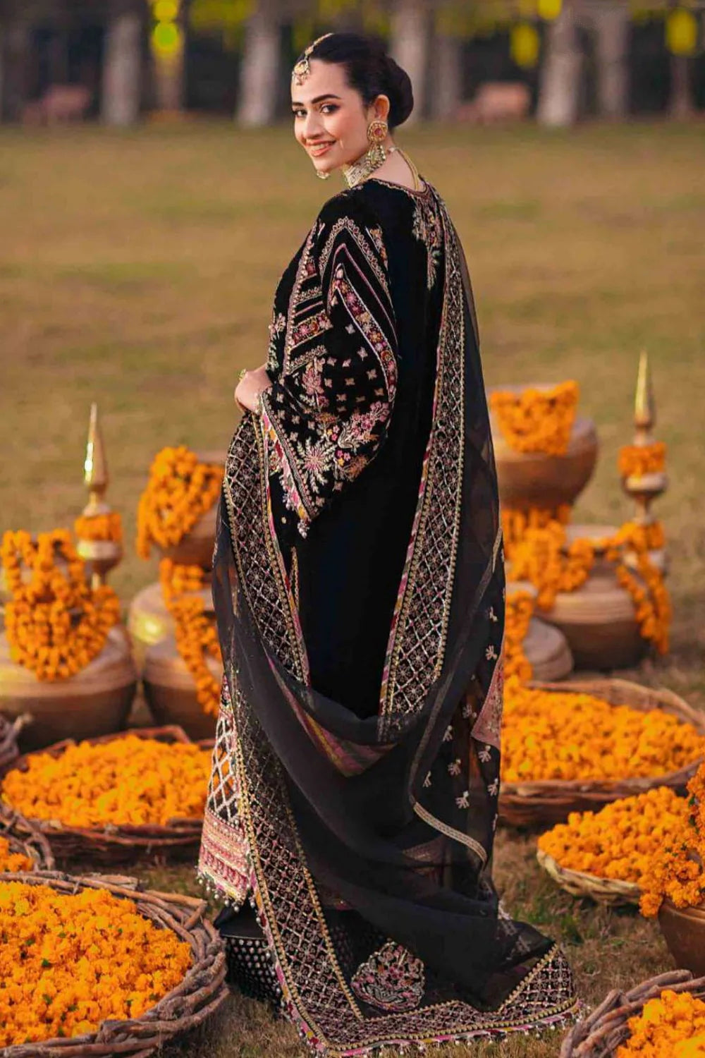 QALAMKAR SHADMANI WEDDING FORMALS FW-06 (DHALIA)