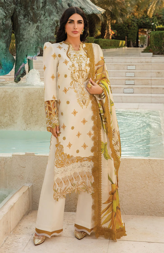 CARNATION BY RANGRASIYA LAWN COLLECTION'24 3 PIECE UNSTITCHED RRCRN24L D2-SUMMER COLLECTION