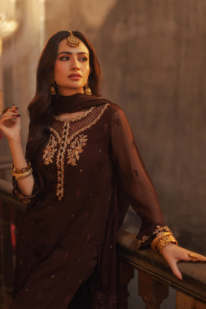 Amber Aura Embroidered 3pcs