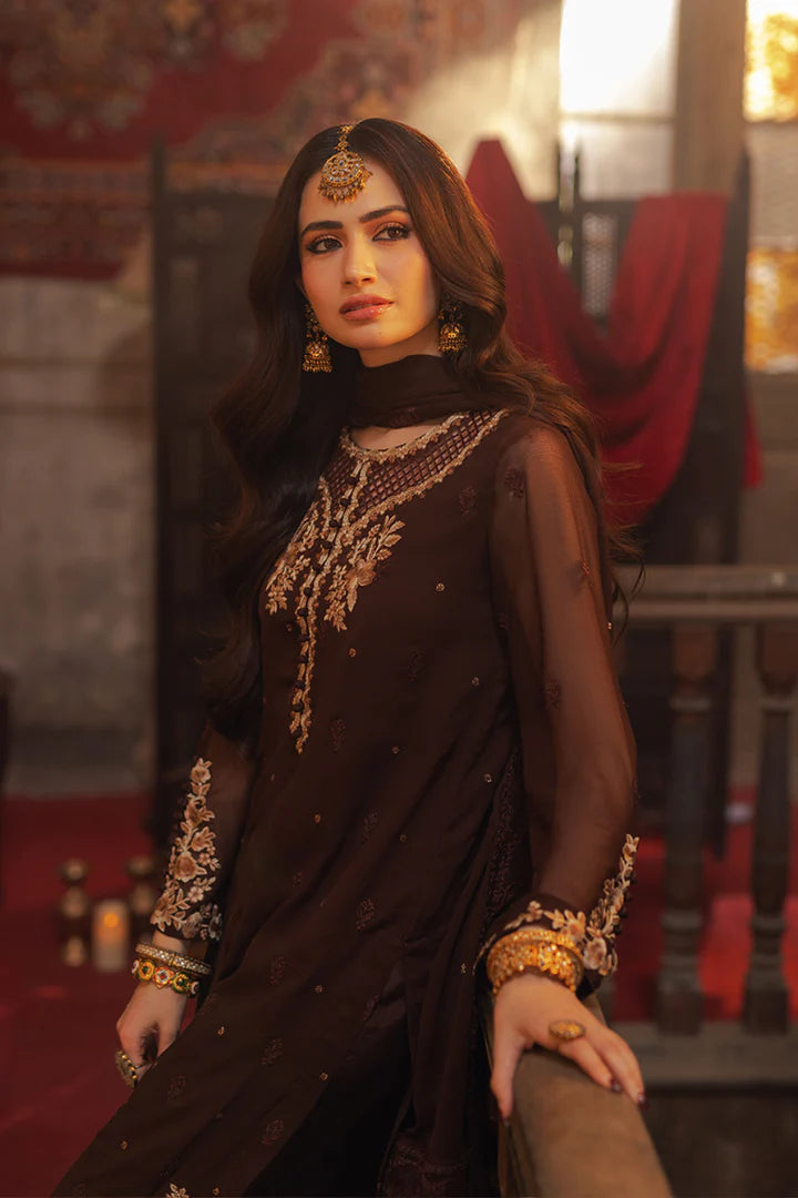 Amber Aura Embroidered 3pcs