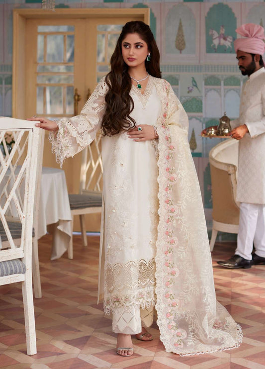 Elaf Embroidered Suits Unstitched 3 Piece EF24EE D-01A Motia - Summer Collection