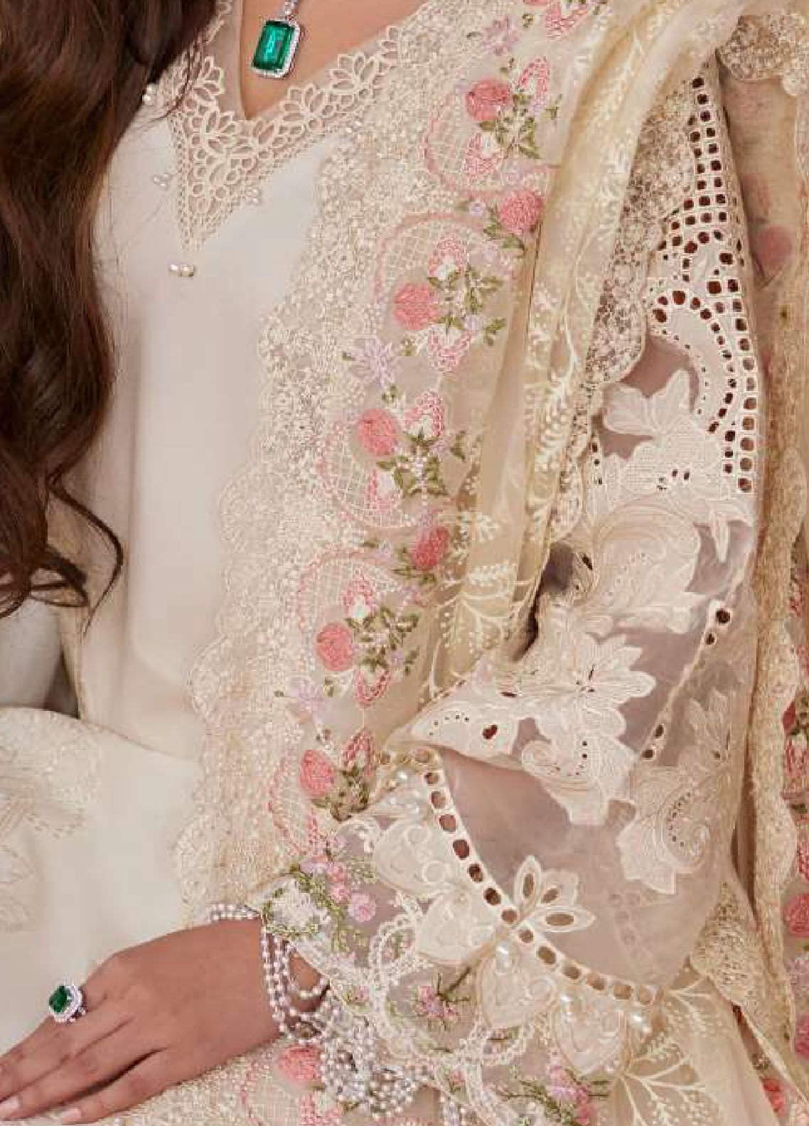 Elaf Embroidered Suits Unstitched 3 Piece EF24EE D-01A Motia - Summer Collection