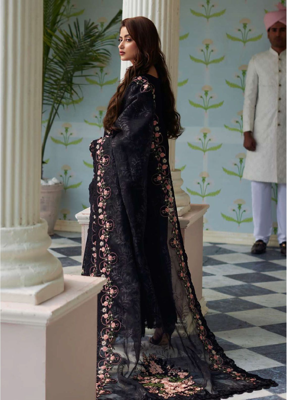 Elaf Embroidered Suits Unstitched 3 Piece EF24EE D-01B Haya - Summer Collection