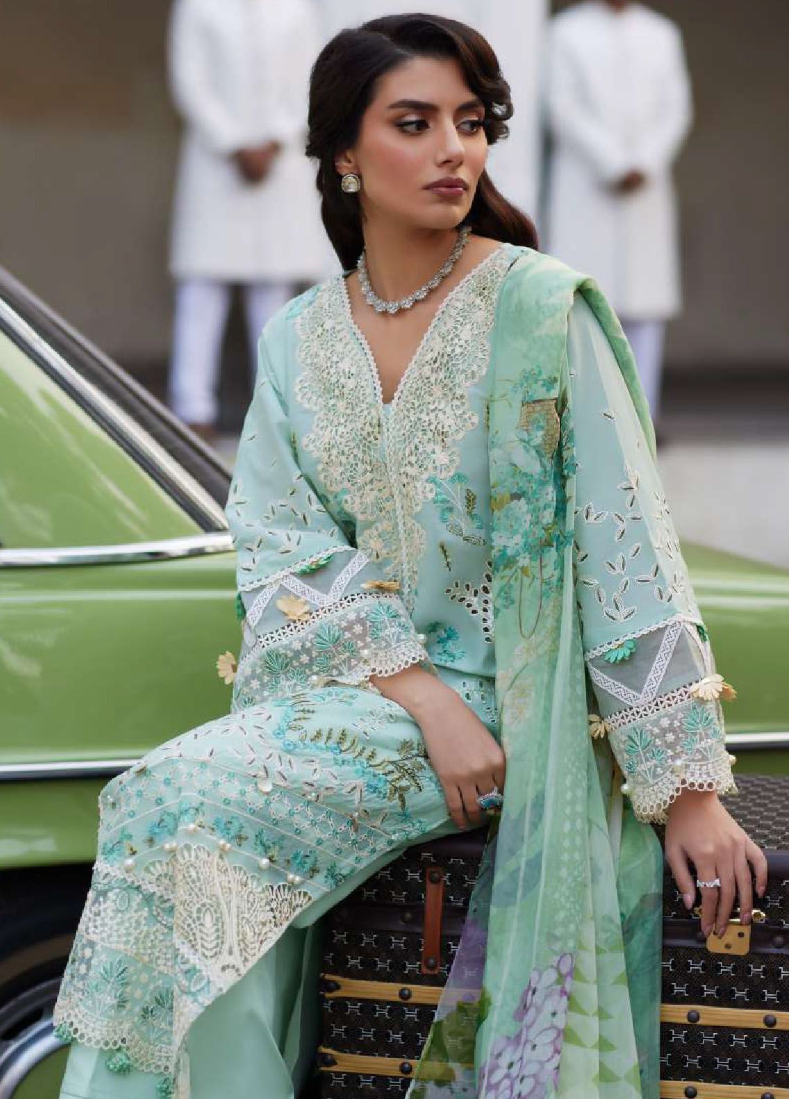 Elaf Embroidered Suits Unstitched 3 Piece EF24EE D-11 Sivana - Summer Collection
