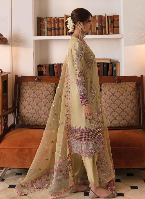 Zenia Embroidered Pakistani Salwar Kameez