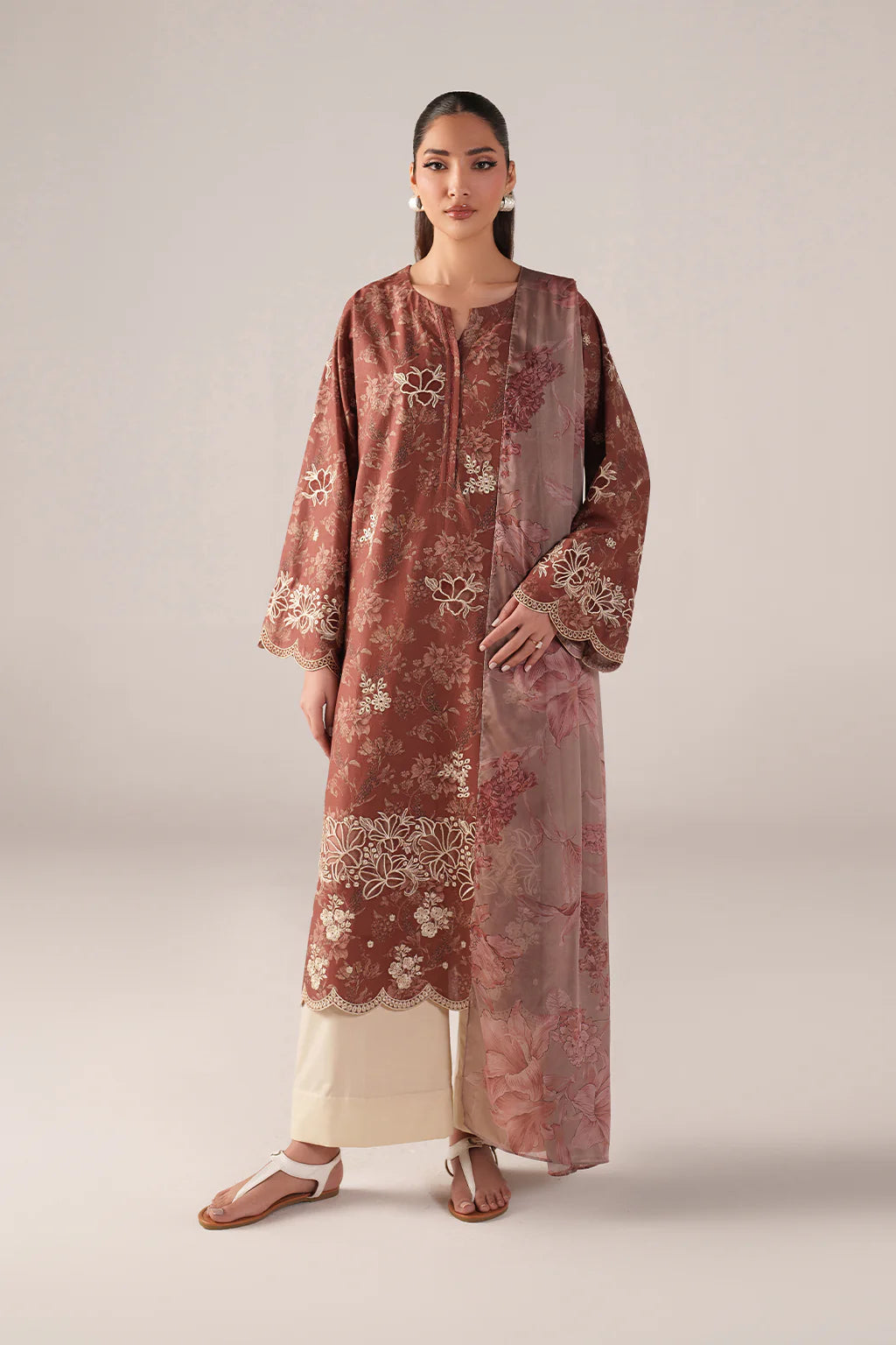 SS-02 Embroidered Lawn