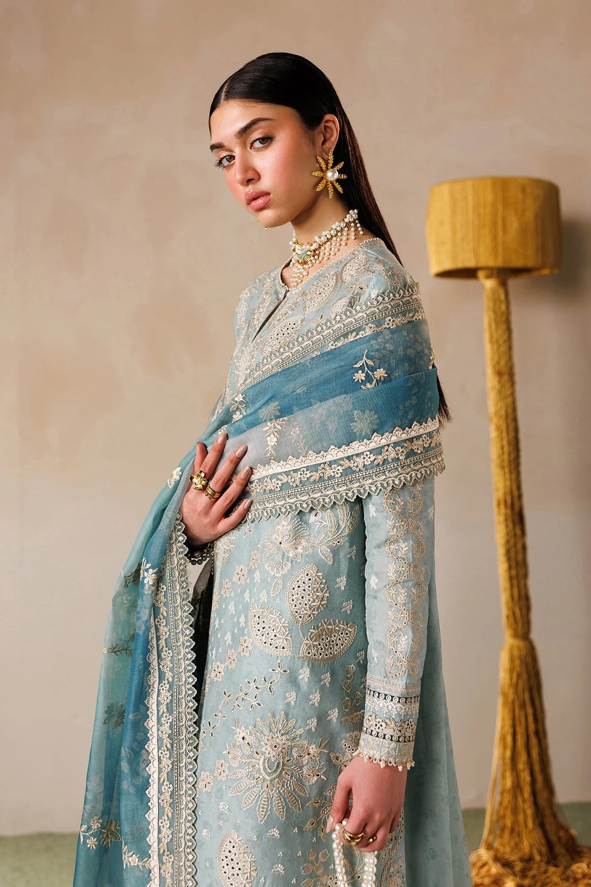 EMBROIDERED LAWN EL26-D01
