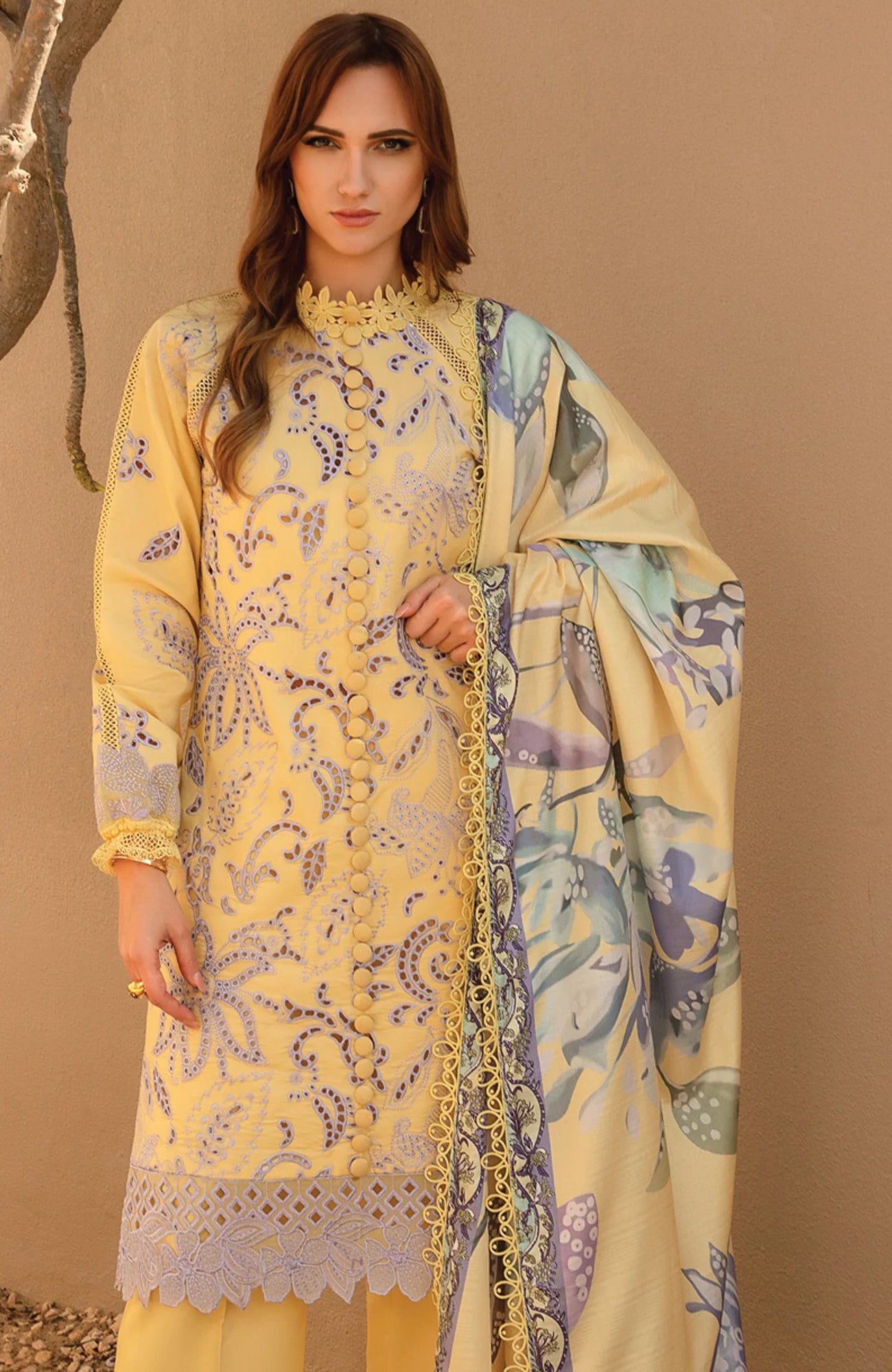 CARNATION BY RANGRASIYA LAWN COLLECTION'24 3 PIECE UNSTITCHED RRCRN24L D6-SUMMER COLLECTION