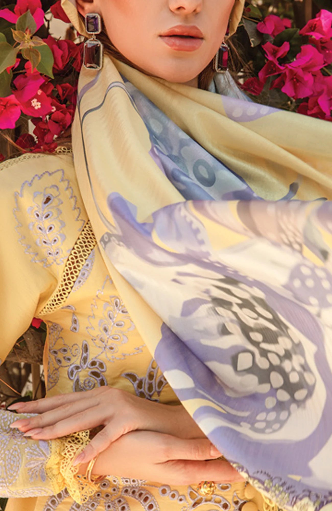 CARNATION BY RANGRASIYA LAWN COLLECTION'24 3 PIECE UNSTITCHED RRCRN24L D6-SUMMER COLLECTION