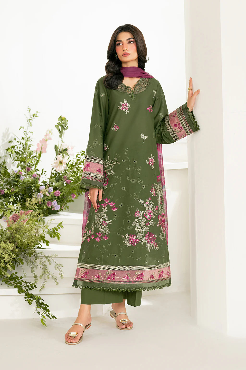 IFE-02 Embroidered Lawn