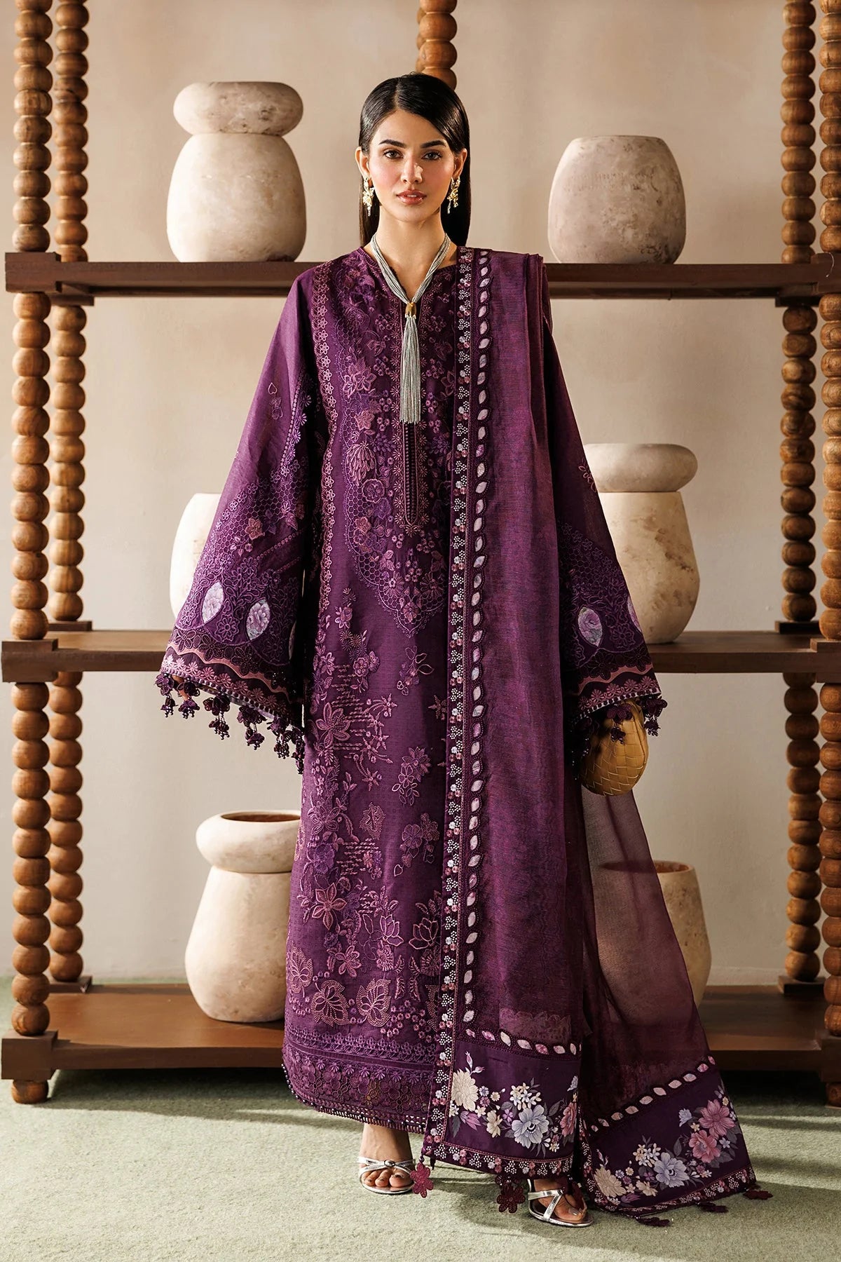 EMBROIDERED LAWN EL26-D02