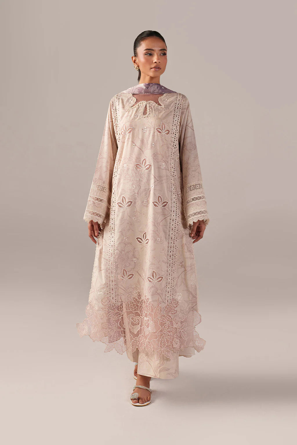 SS-01 Embroidered Lawn