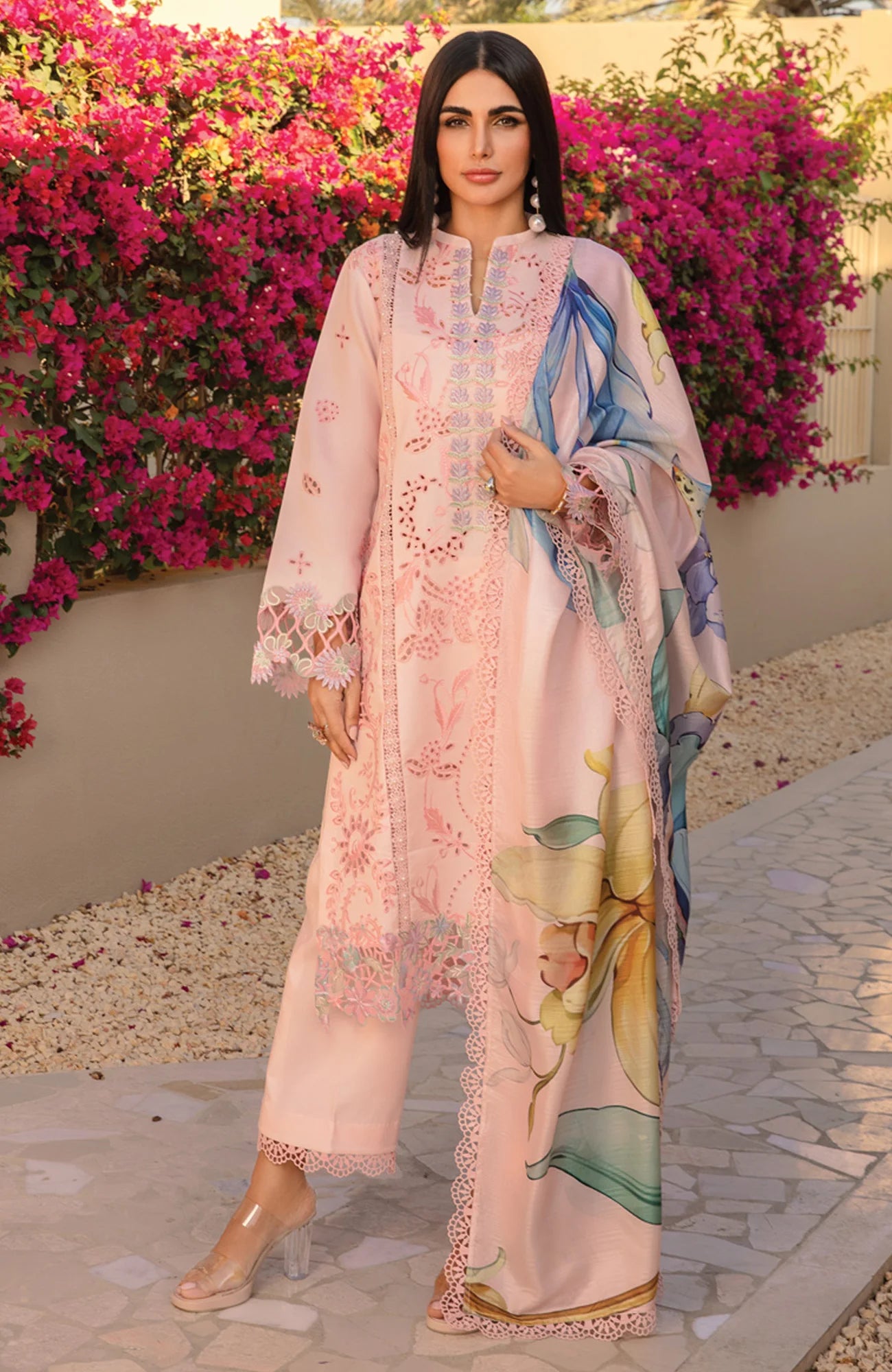 CARNATION BY RANGRASIYA LAWN COLLECTION'24 3 PIECE UNSTITCHED RRCRN24L D3-SUMMER COLLECTION