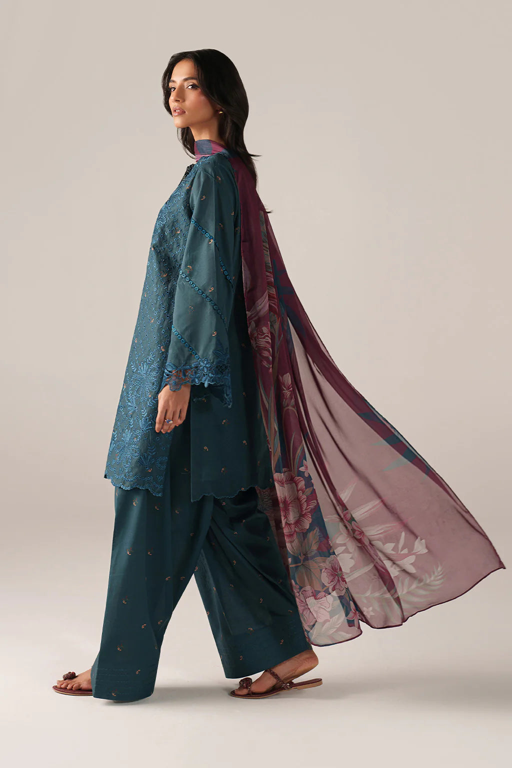SS-10 Embroidered Lawn