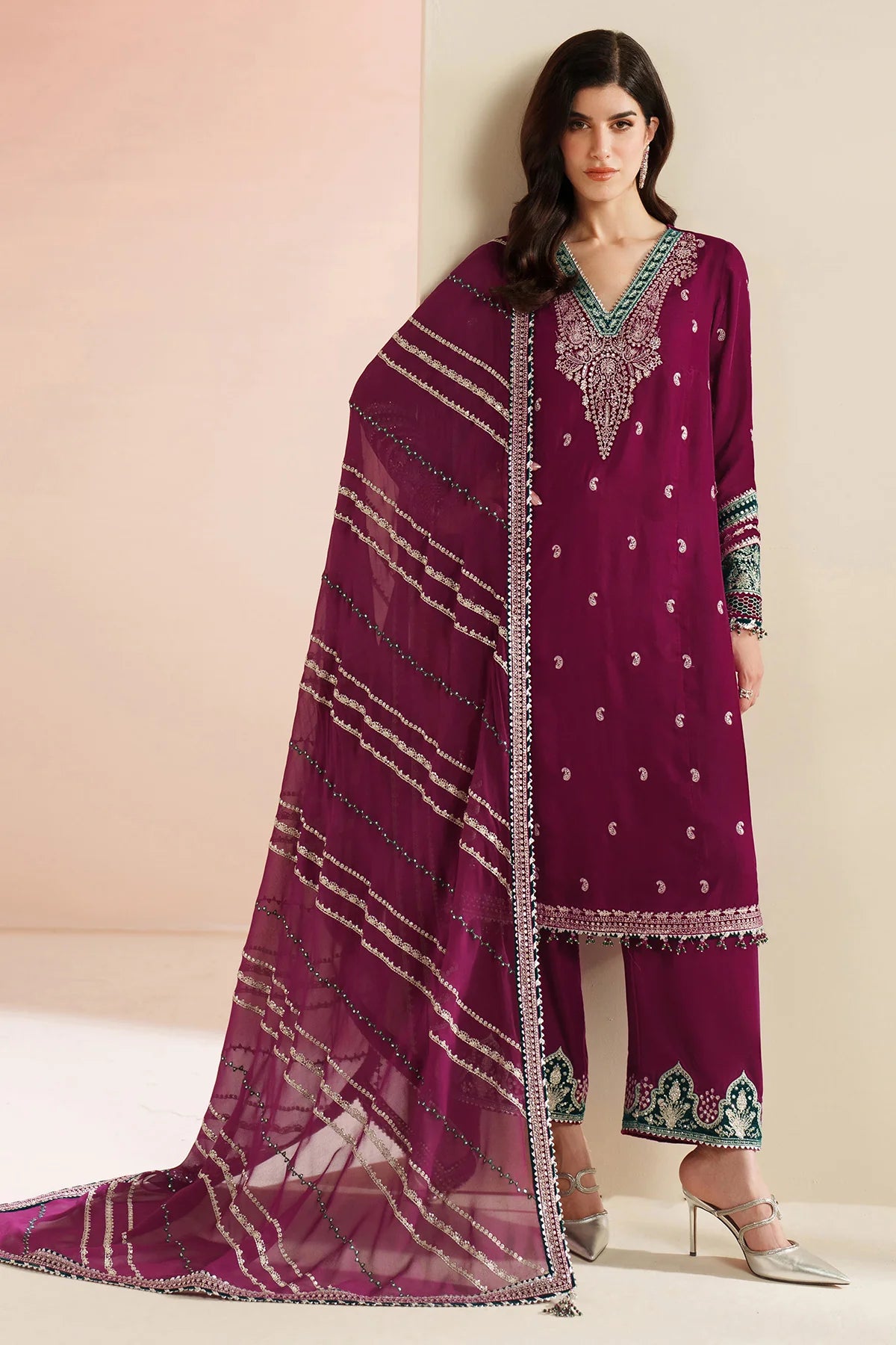 Embroidered Velvet Formal VVF D-6