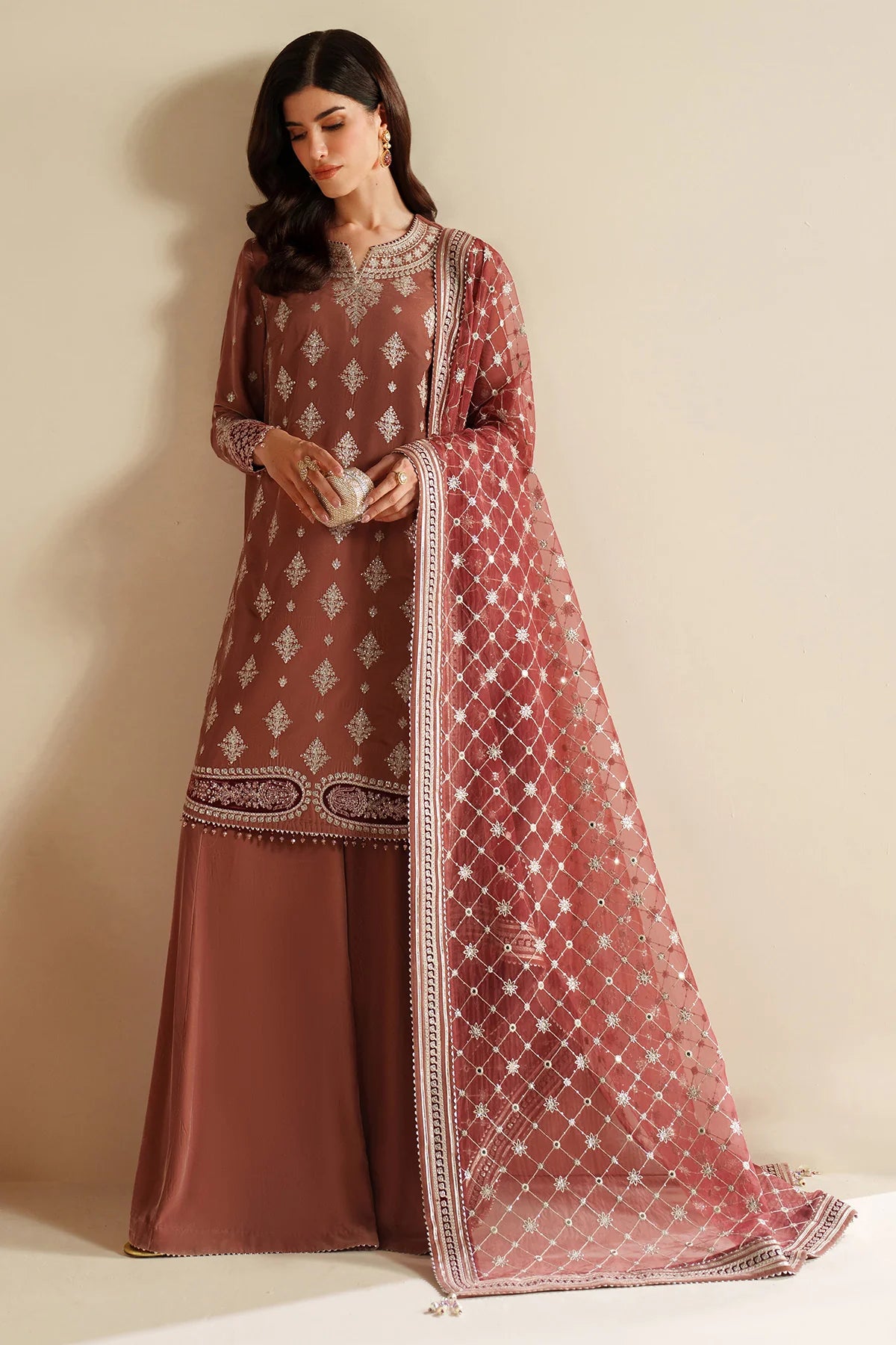 Embroidered Velvet Formal VVF D-3