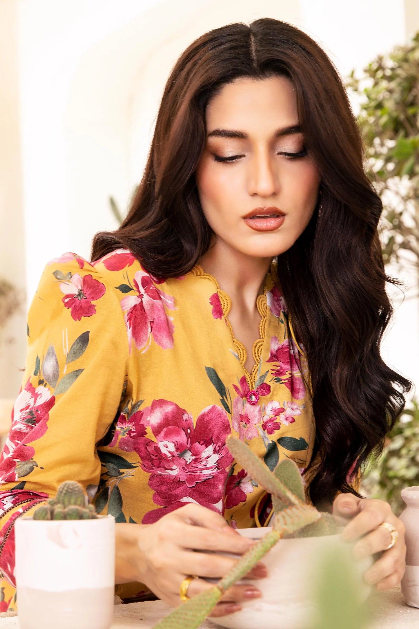 3 Pc Unstitched Printed Lawn Suit
