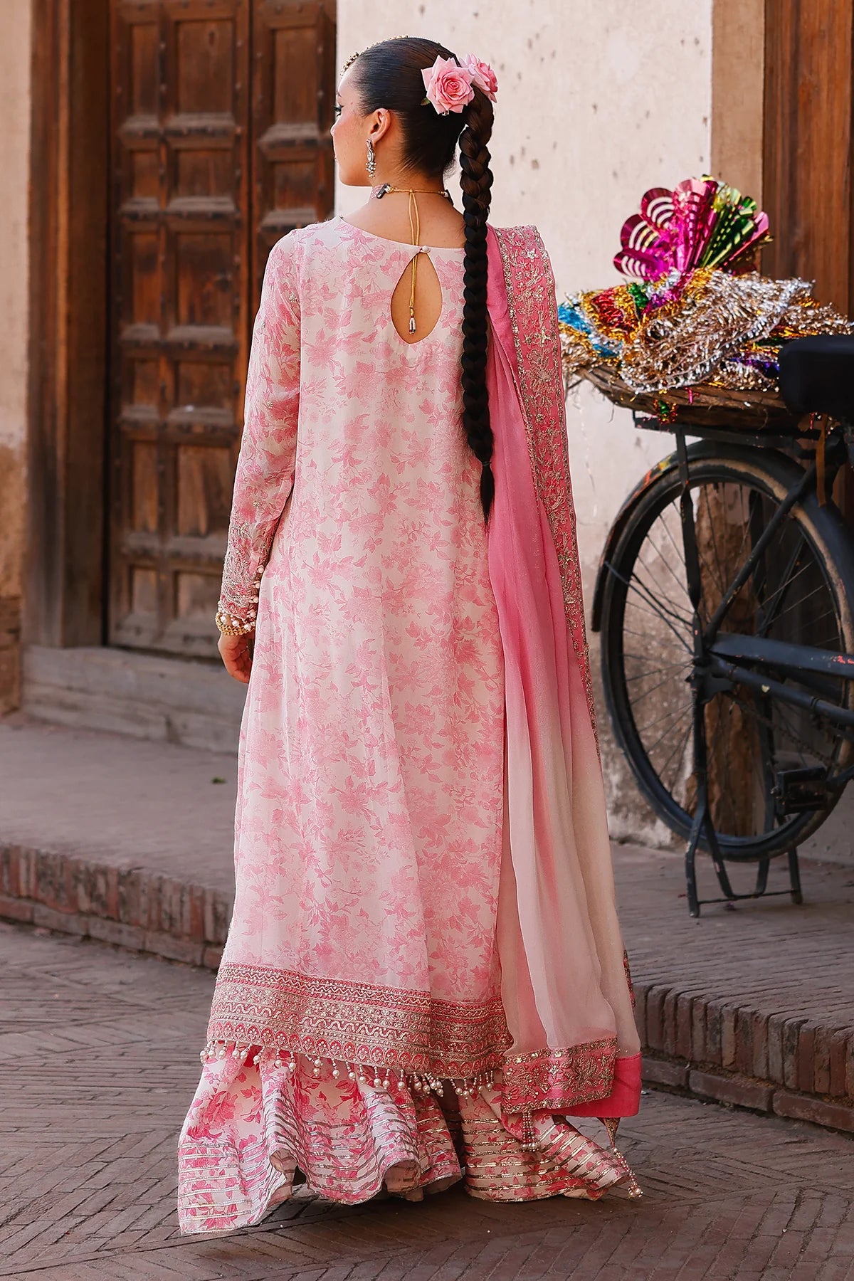 3-pc Unstitched Chiffon Collection VSL25-17