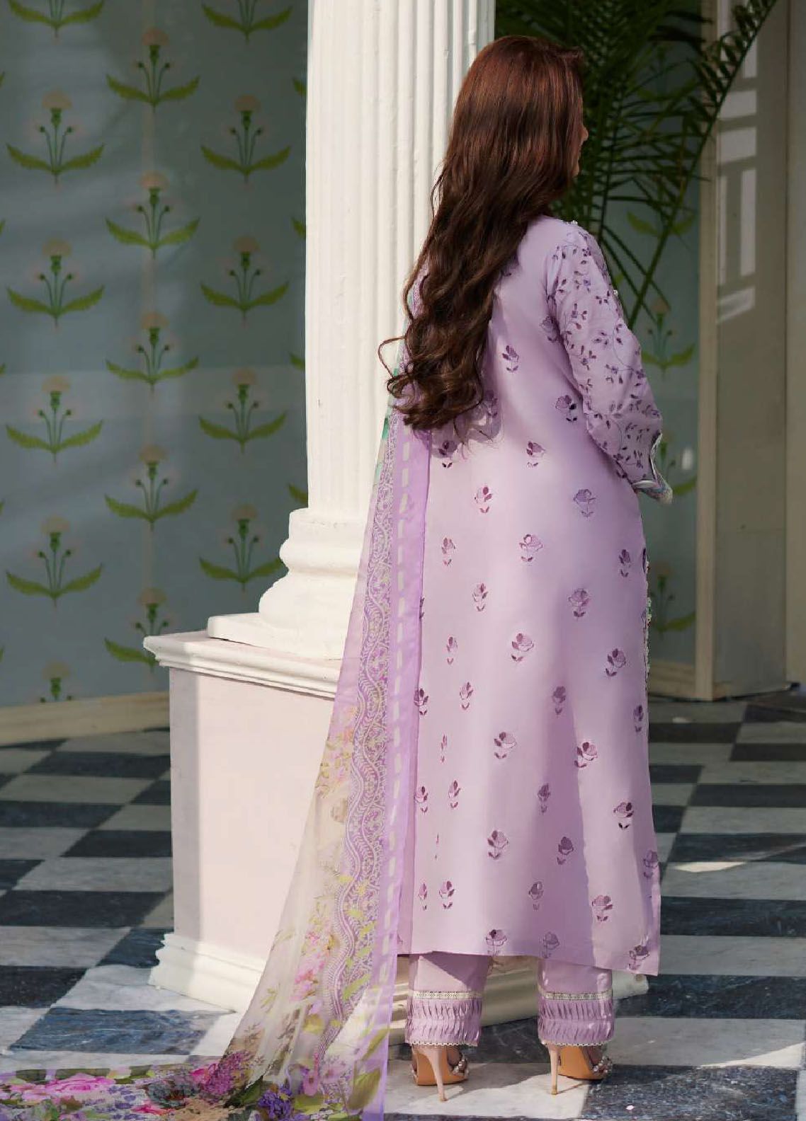 Elaf Embroidered Suits Unstitched 3 Piece EF24EE D-03 Afsaneh - Summer Collection