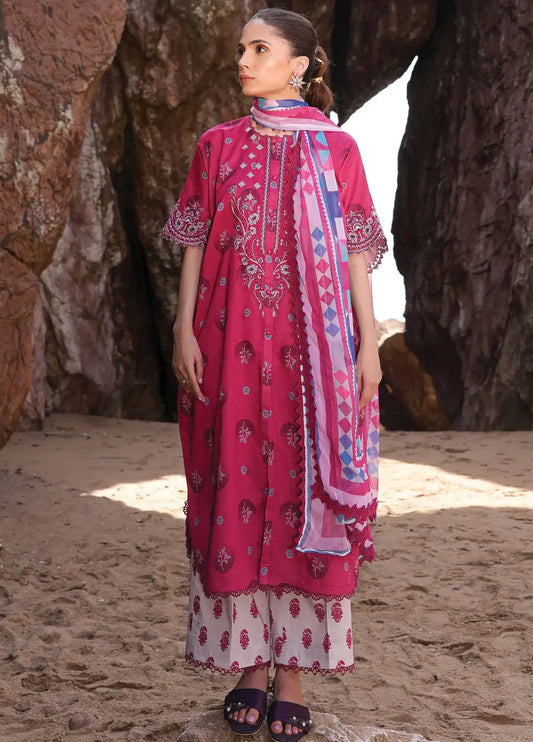 Tropicana by Ayzel Embroidered Lawn Suits Unstitched 3 Piece AAF24TP D-03 Lenora - Summer Collection